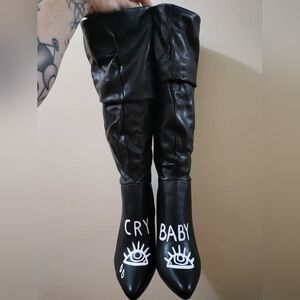 CRY BABY Painted Boots